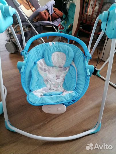 Детские качели шезлонг