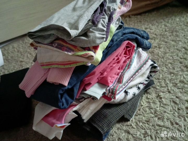 Вещи и обувь на девочку рост 124-130