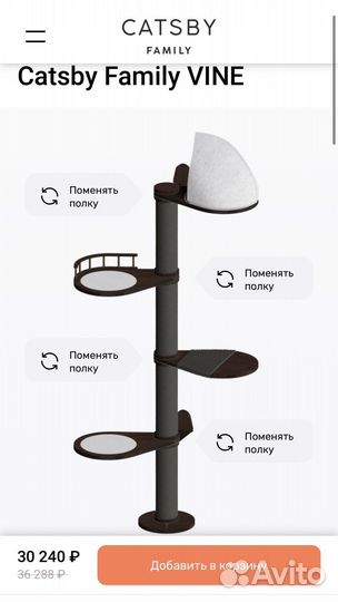 Когтеточка для кошек Catsby family