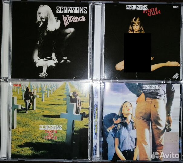 Группа Scorpions, CD, сд диски