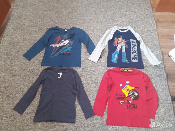 Вещи пакетом на мальчика 110 -116 и пакет обуви