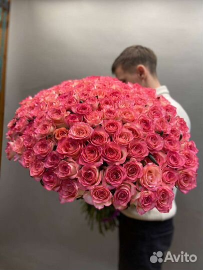 Букет 101 роза. Цветы с доставкой