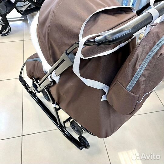 Санки коляска pikate снеговик