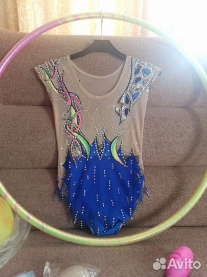 Купальник для художествен. гимнастики с предметами