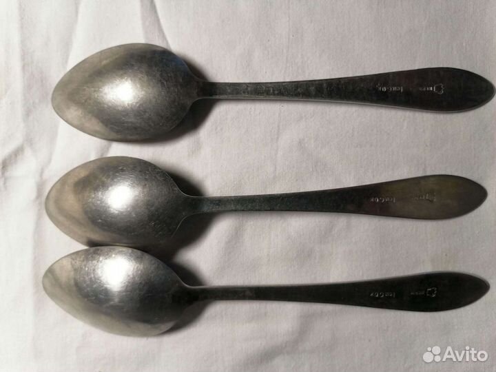Ложки столовые нержавейка СССР 50 лет бсср