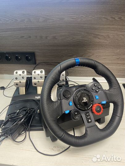 Игровой руль с педалями logitech g29