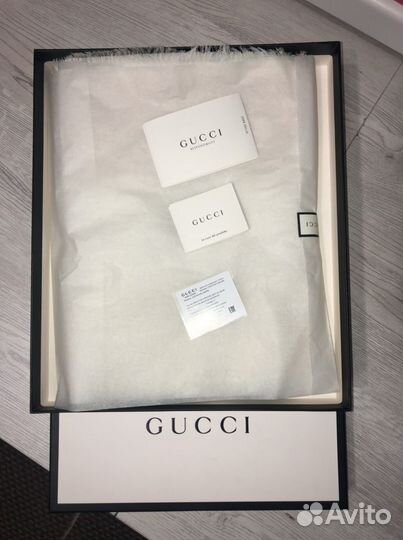 Длинный женский шарф gucci, Италия