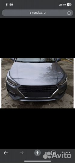 Реснички на фары solaris 2