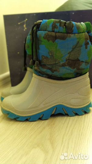 Резиновые сапоги с утеплителем