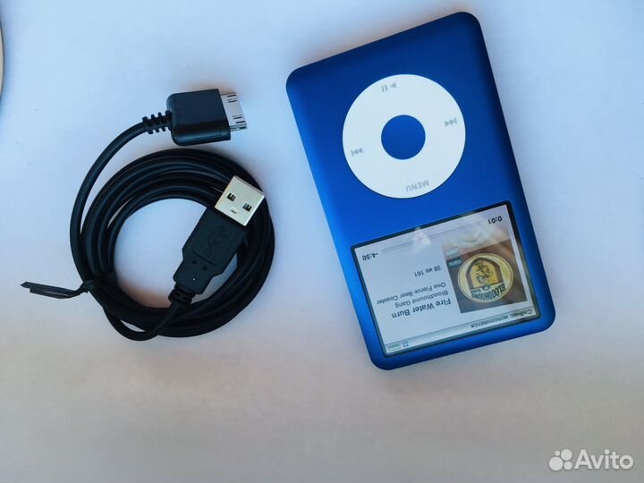 iPod classic blue 512 gb batt 2000mAh