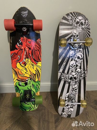 2 скейтборда круизер Termit