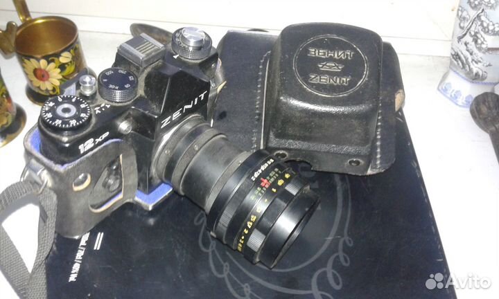 Пленочный фотоаппарат зенит 12хр + helios