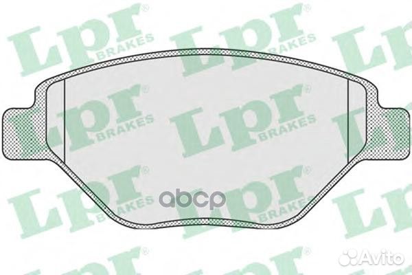 Колодки тормозные дисковые 05P910 Lpr