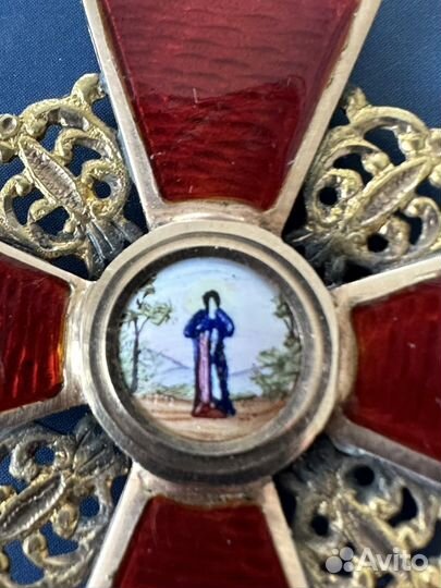 Знак ордена Святой Анны 2 степени