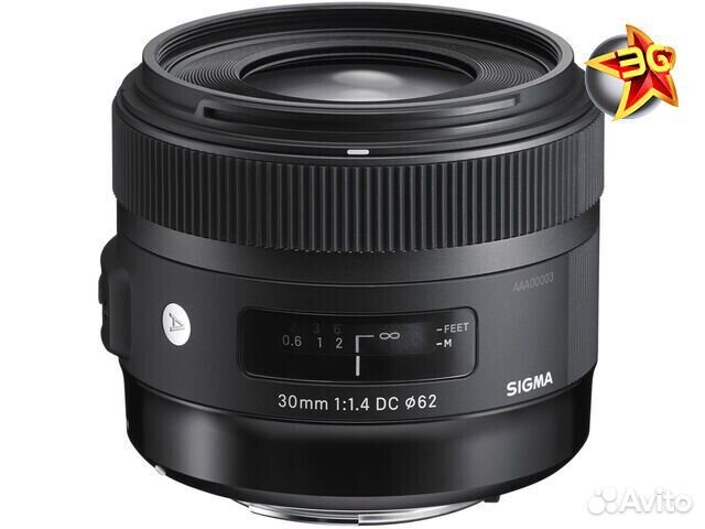 Объектив Sigma AF 30mm f/1.4 DC HSM Art Nikon F
