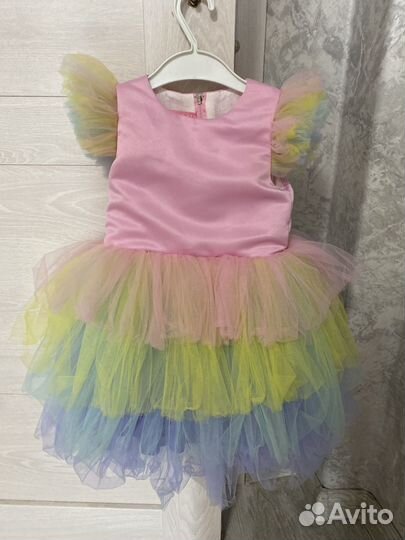 Платье единорожка 98