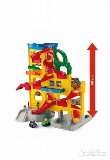 Трек парковка большая fisher price