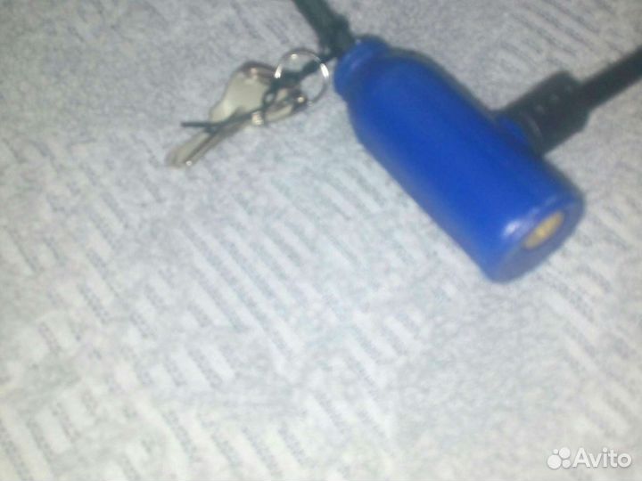 Стальной замок для велосипеда тросик