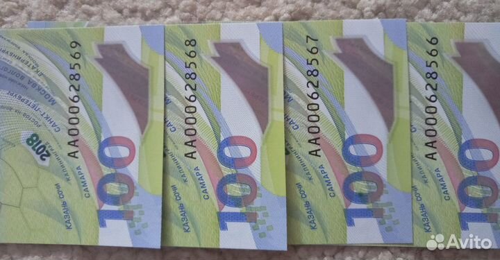 100-рублевая купюра чм-2018