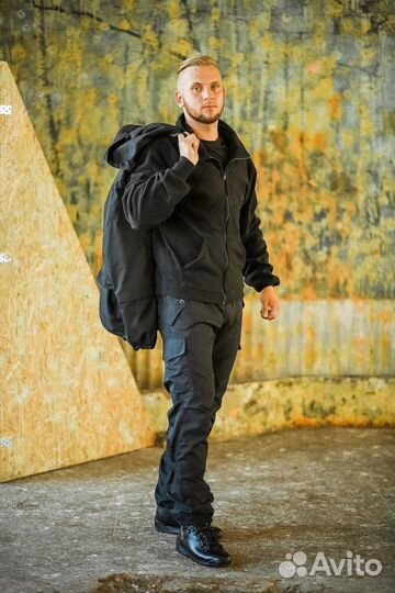 Костюм Горка 5 inruska twin флис, черный