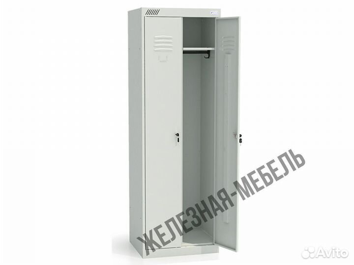 Шкаф для раздевалок шрк-22-600 на 2 секции