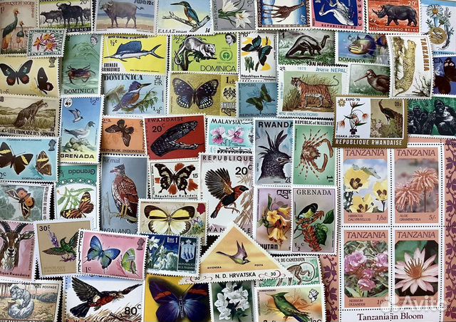 Коллекция негашеных марок флора фауна 100 шт объявление продам
