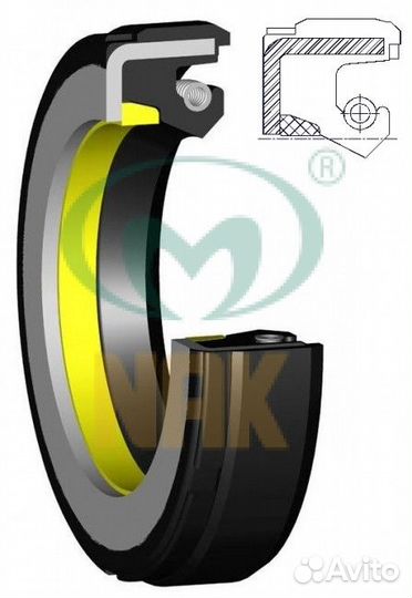 Сальник 30x47x8,5 CNB1W11 р/р (с пластм. вставкой)