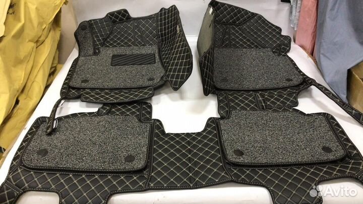 3D Коврики Nissan Салон Багажник из Экокожи