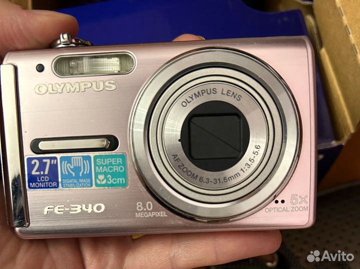 Фотоаппарат olympus fe 340 розовый