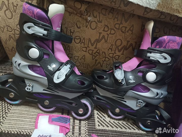 Роликовые коньки детские раздвижные