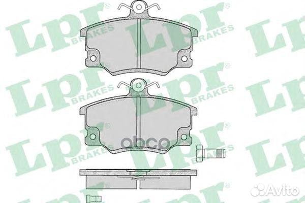 Колодки тормозные alfa romeo 145/146/155/fiat P
