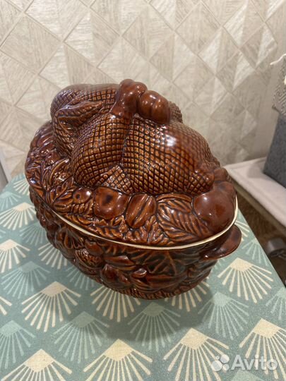 Глиняная утятница