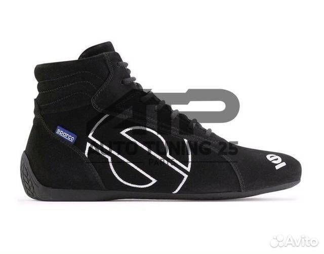 Ботинки спортивные замшевые для авто спорта - Spar