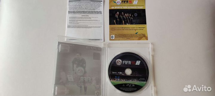 Диск с FIFA 16 для PS3