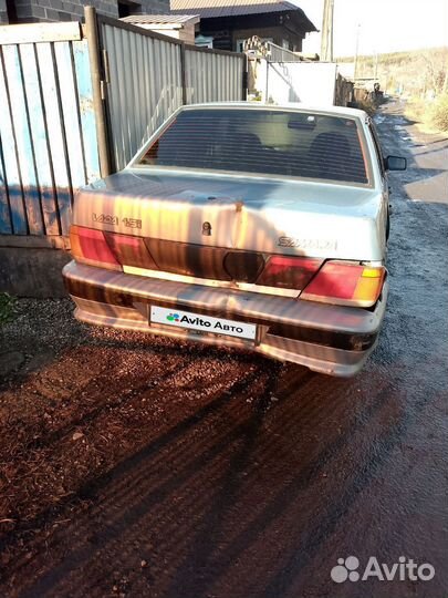 ВАЗ 2115 Samara 1.5 МТ, 2003, битый, 2 222 км