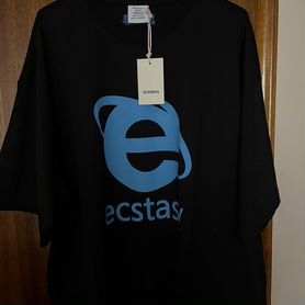 Vetements ecstasy black t-shirt