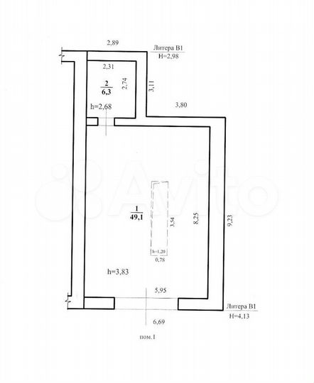 Гараж, > 30 м²