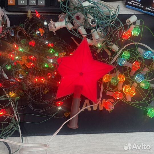 Гирлянды елочные СССР одним лотом (сзр)