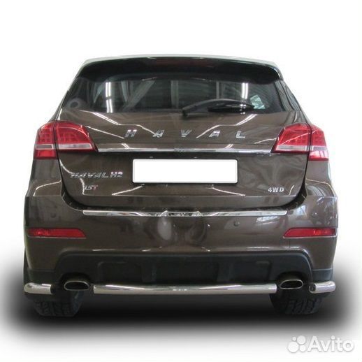 Защита заднего бампера Haval H2