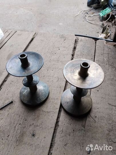 Подсвечник латунь бронза