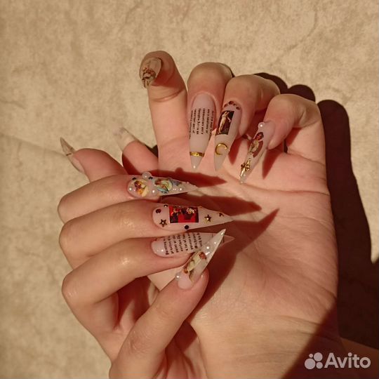 Модель на наращивание маникюр