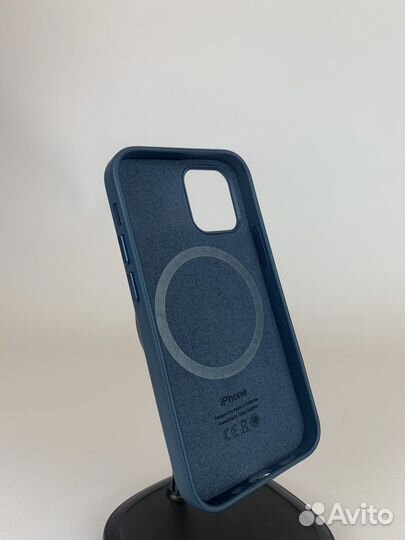 Чехол iPhone 12 mini кожаный MagSafe