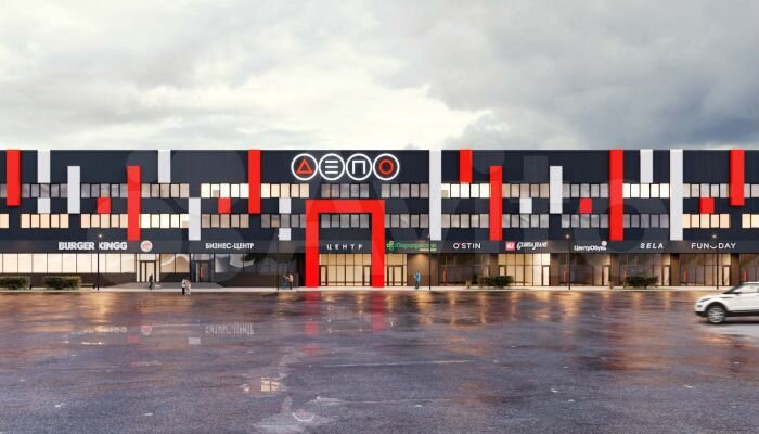 Торговая площадь от 25 до 300 м² в ТЦ Депо