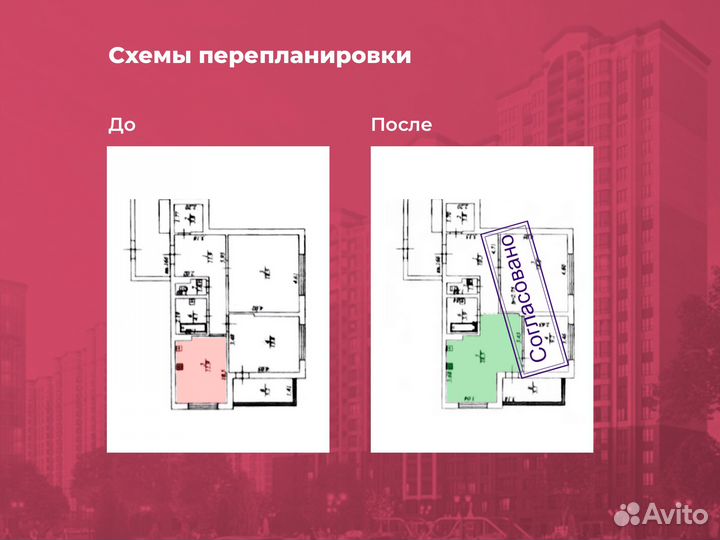 Проект Перепланировки для согласования