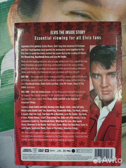 DVD диск Elvis Presley в подарочной упаковке