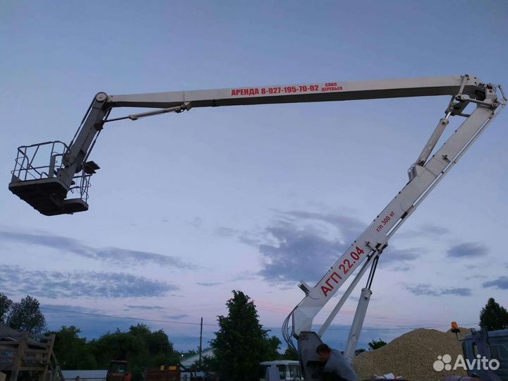 Аренда и услуги коленчатой автовышки