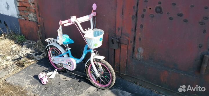 Детский велосипед для девочки. rush princess 16