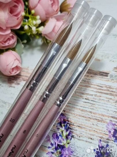 Кисть акриловая для наращивания ногтей