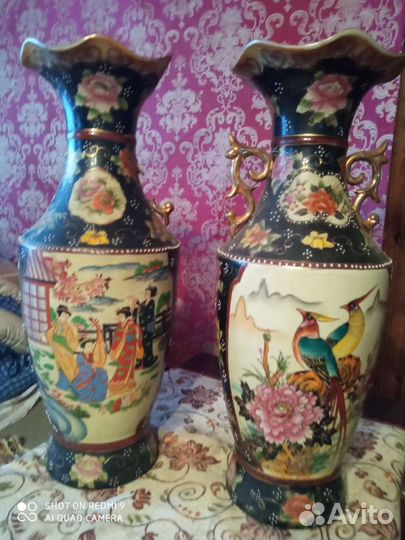 Ваза китайская напольная под реставрацию