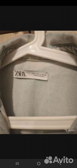 Джинсовая куртка zara 50-52